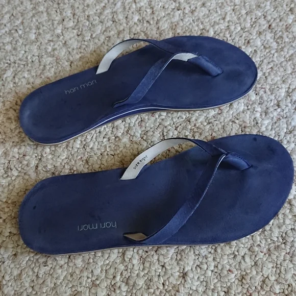 Hari Mari Navy Meadows Flip-Flop size 8 - Picture 11 of 12